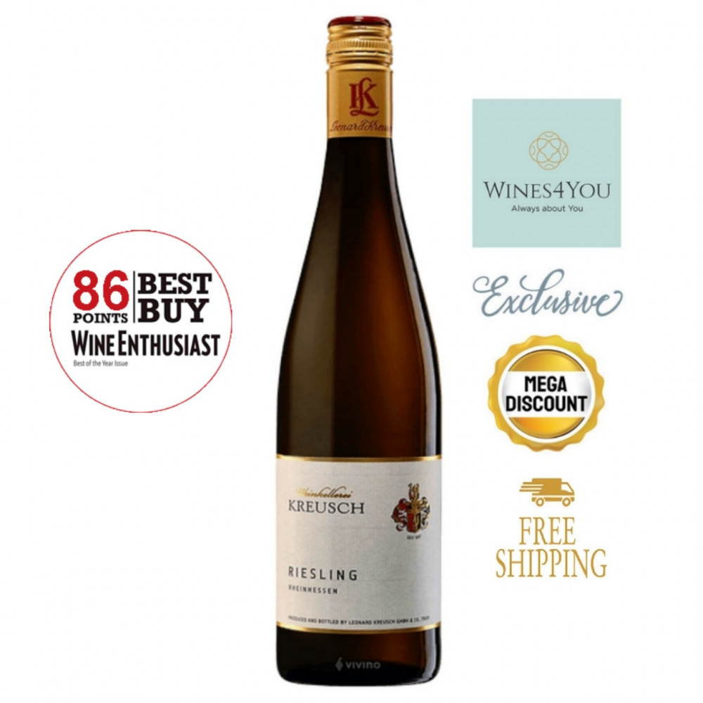 Leonard Kreusch Riesling Rheinhessen Germany White Wine 2023
